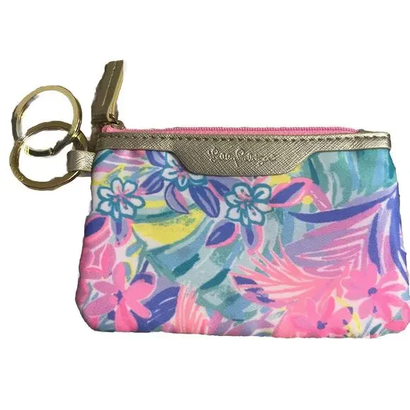 Lilly Pulitzer ID Case Holder It Was All A Dream Wallet Coin Purse - Picture 5 of 7